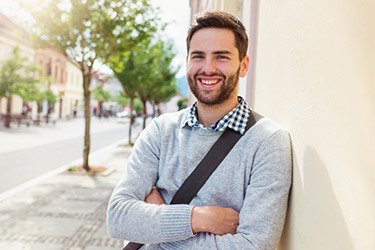 smiling young man