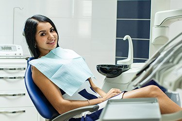 relaxed dental patient