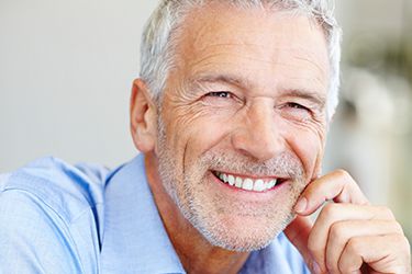Older man with healthy attractive smile