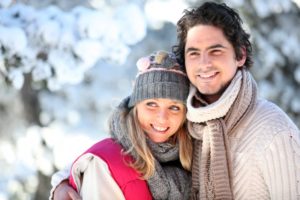 smiling couple